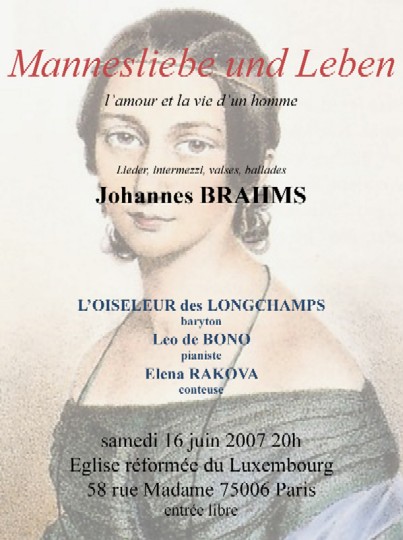 concert Brahms 16 juin 2007